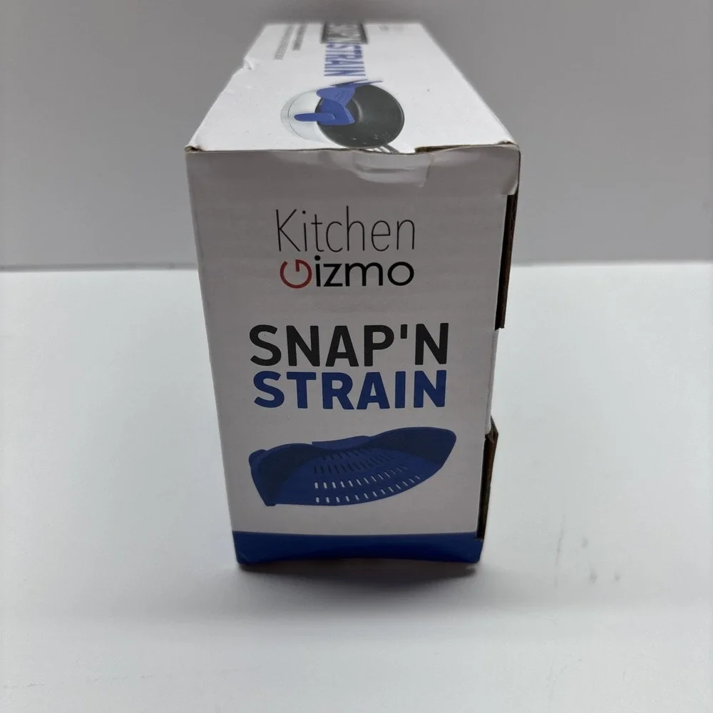 Snap N' Strain Silicone‎ Clip-On Strainer for Pots Pans and Bowls Heat resistant